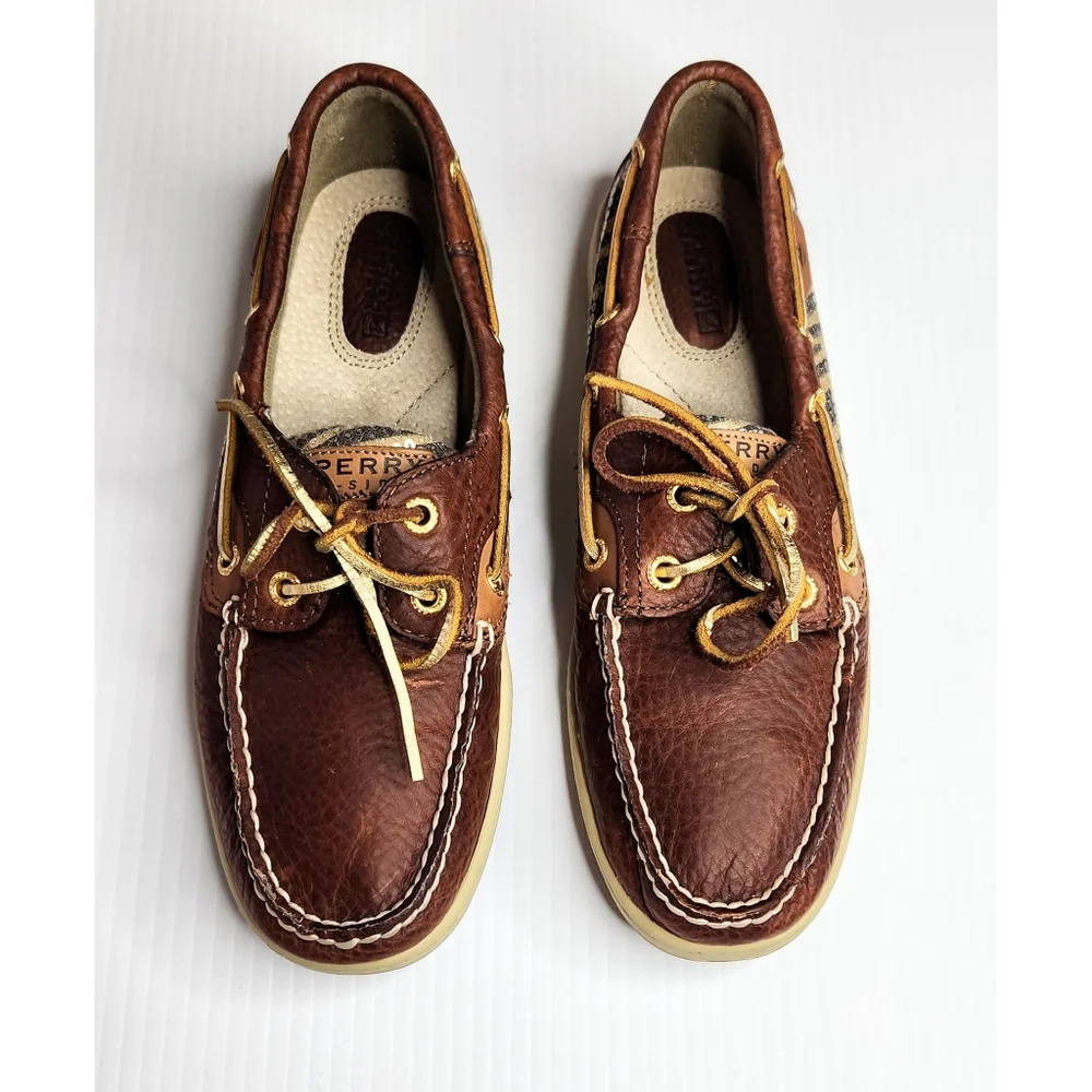 Sperry Top-Sider Zebra sequins boat shoes Women's 8 - Picture 4 of 9